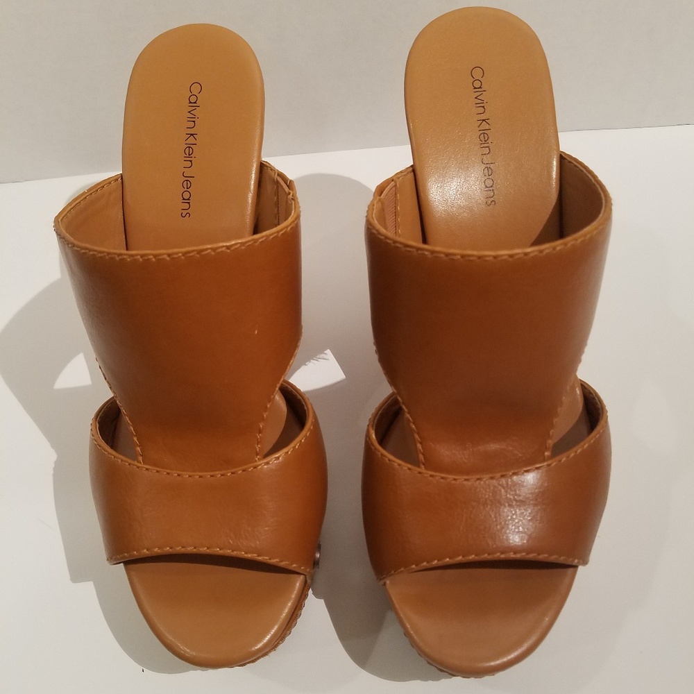 Calvin Klein casual wedge sandals